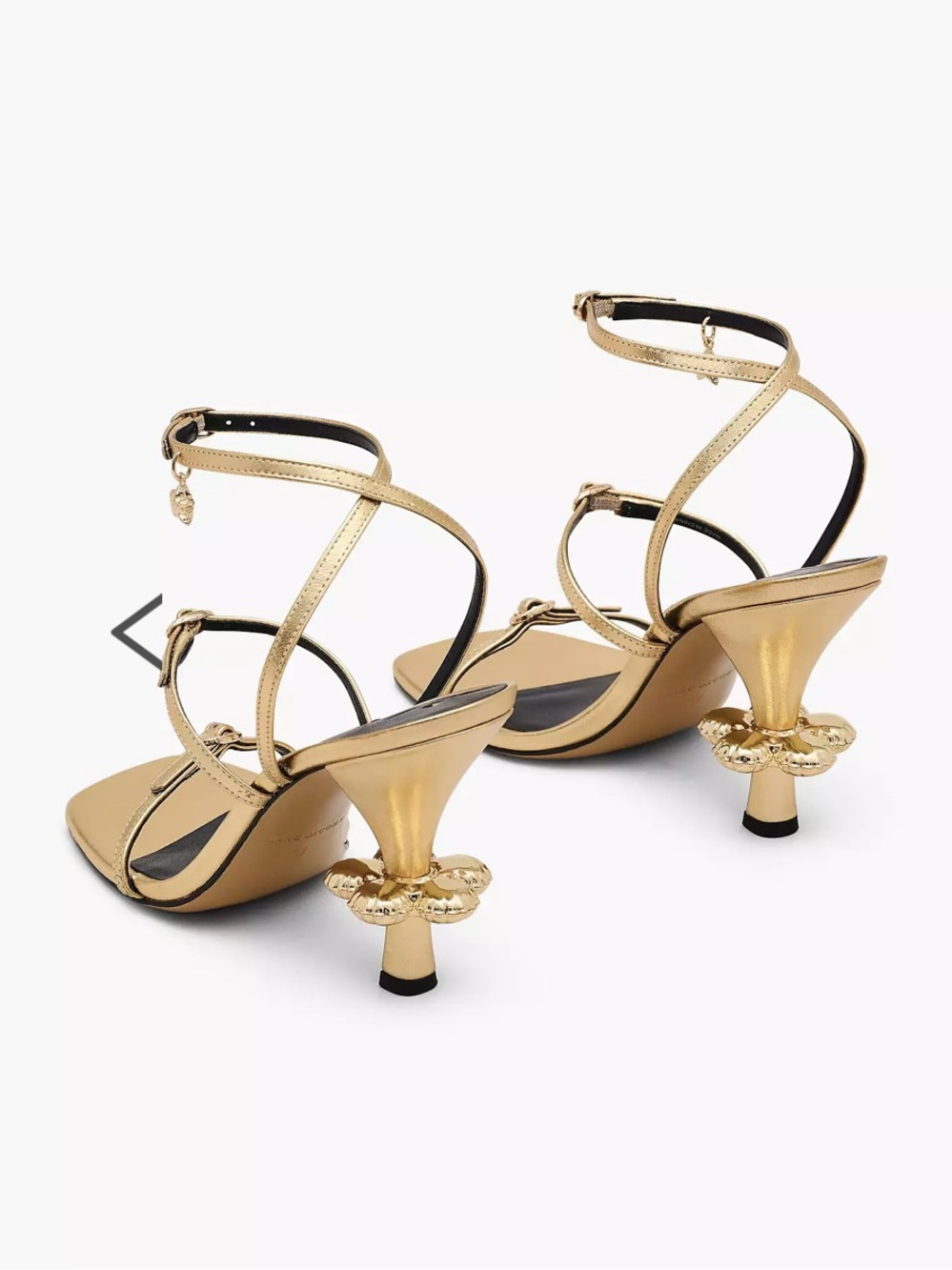 Marc Jacobs Daisy Heel Strappy Sandals Size EU 37 | US 7 | NIB - Picture 5 of 6